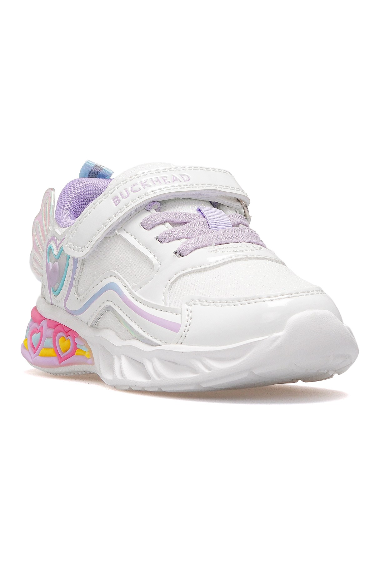 Berry Kız Çocuk Hafif Işıklı Sneaker Spor Ayakkabı BUCK3046 - BEYAZ