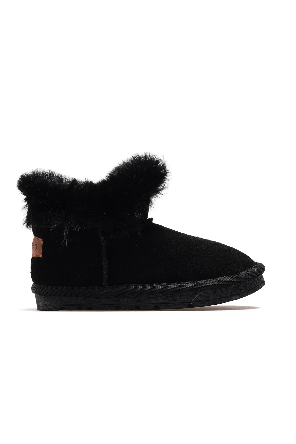 Func Kız Çocuk Tüylü Günlük Bot BUCK3062 - SİYAH