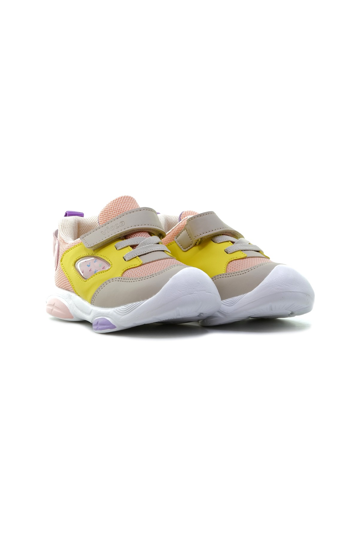 Vicco Pekin Kız Çocuk Anatomik Hafif Taban Snekaer Günlük Spor Ayakkabı (19-25) 346.154 BK - PUDRA