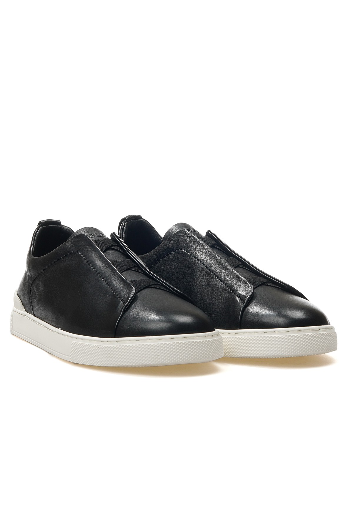 Erkek Hakiki Deri Sneaker Spor Ayakkabı L5202 M - SİYAH
