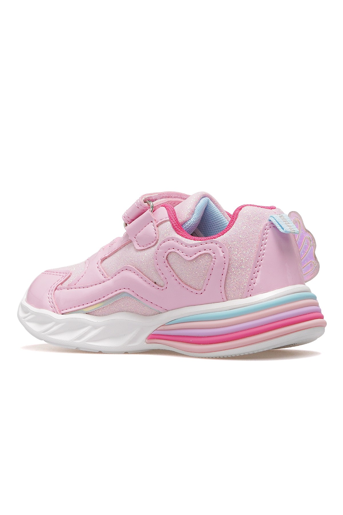 Berry Kız Çocuk Hafif Işıklı Sneaker Spor Ayakkabı BUCK3046 - PEMBE
