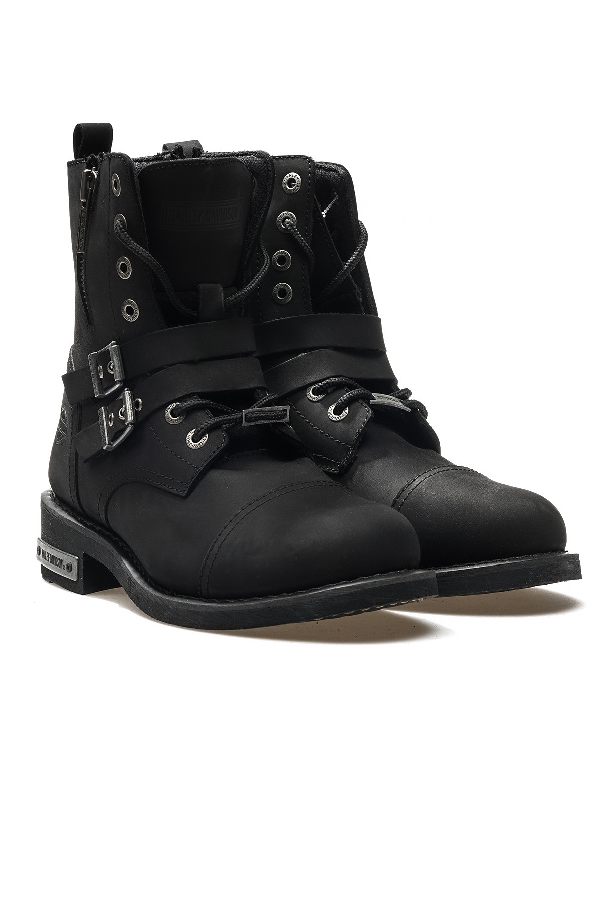 Harley Davidson Erkek Toka Detaylı Postal Günlük Bot (40-45) AUSTİN M - SİYAH NUBUK