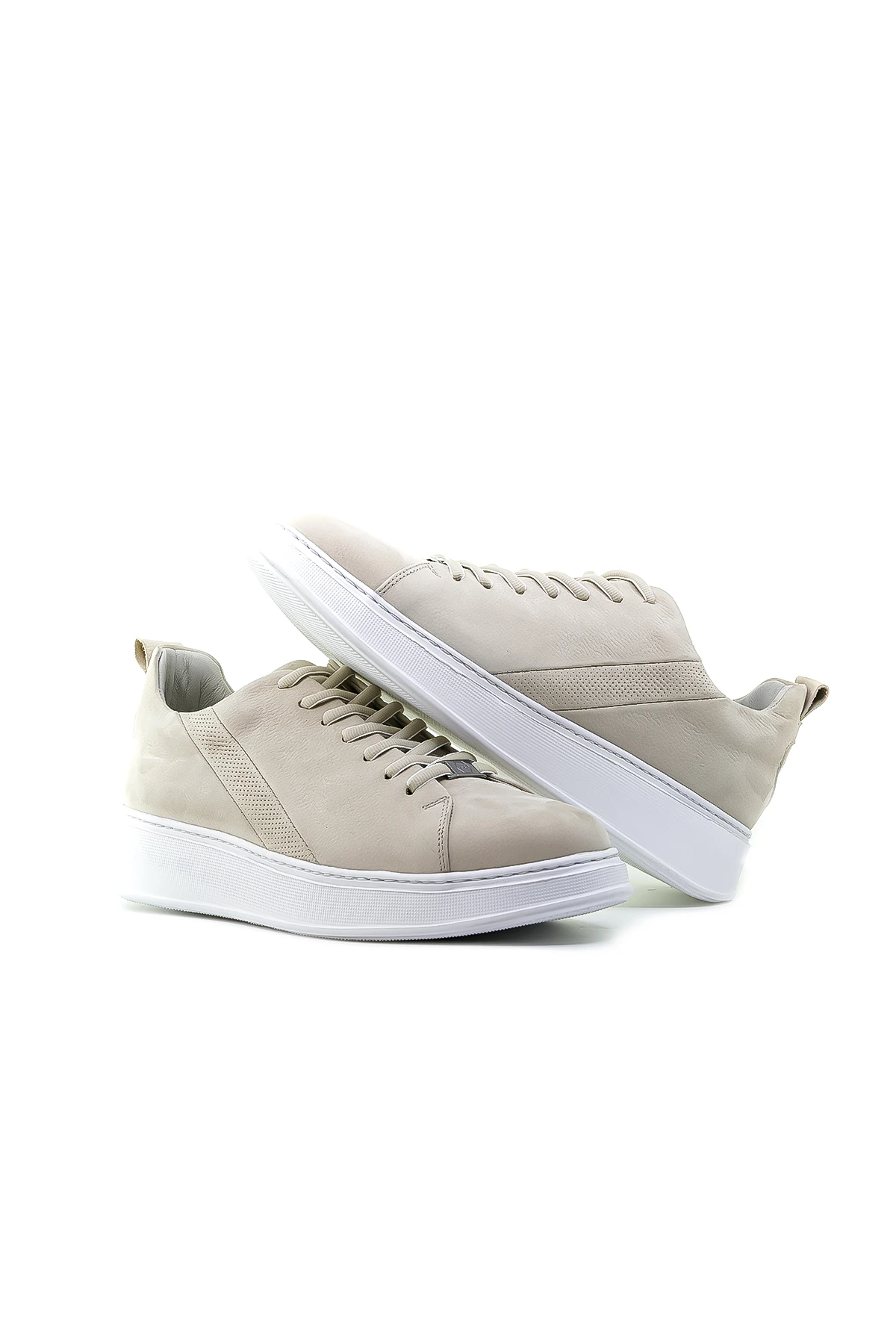 Yaşar Kaşlı Erkek Hakiki Deri Sneaker Günlük Ayakkabı (40-45) YKŞ-1539-2225 M - BEJ NUBUK