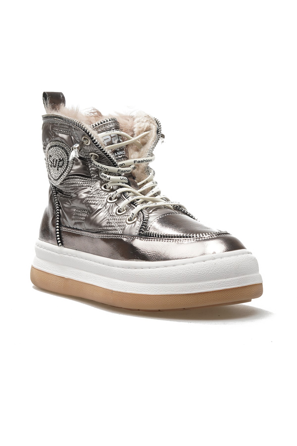 Guja Kadın Taş Detaylı Sneaker Günlük Bot (36-40) 23K321-7 Z - GRİ