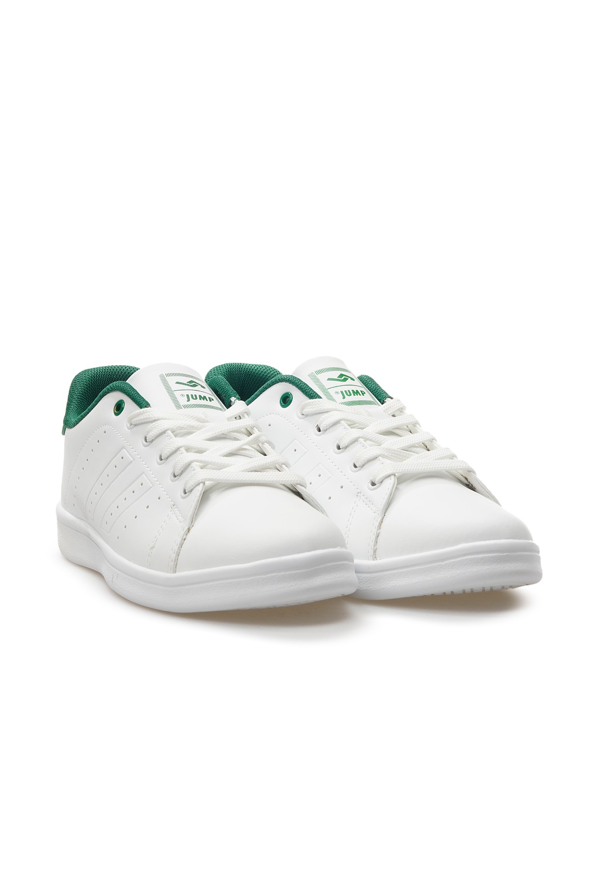 Jump Unısex Sneaker Spor Ayakkabı (36-40) 15306 Z - BEYAZ/YEŞİL