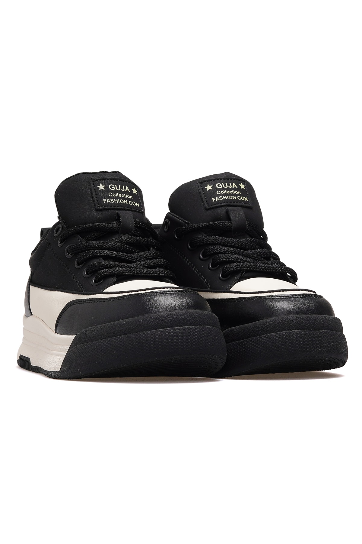 Kadın Deri Sneaker Bot 25K301 Z - SİYAH