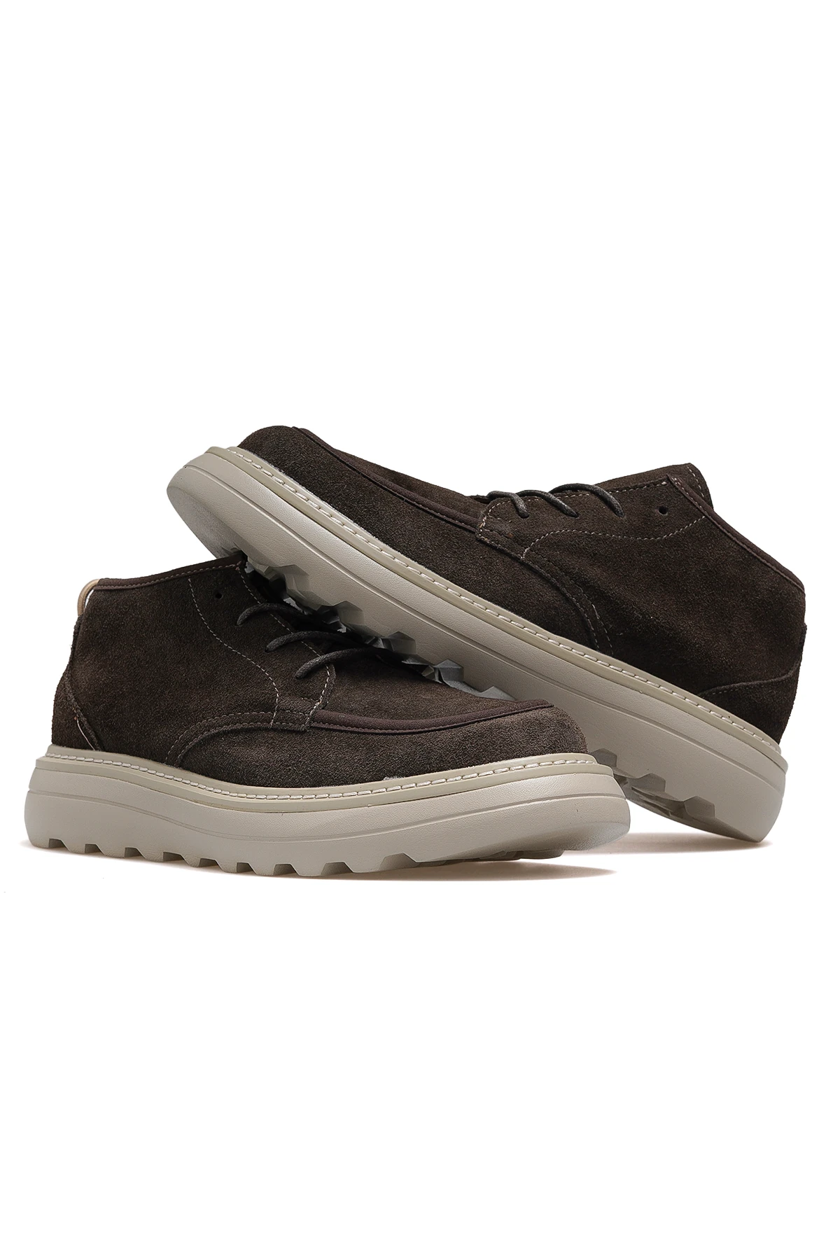 William Erkek Deri Sneaker Günlük Bot 112230246 - KAHVE