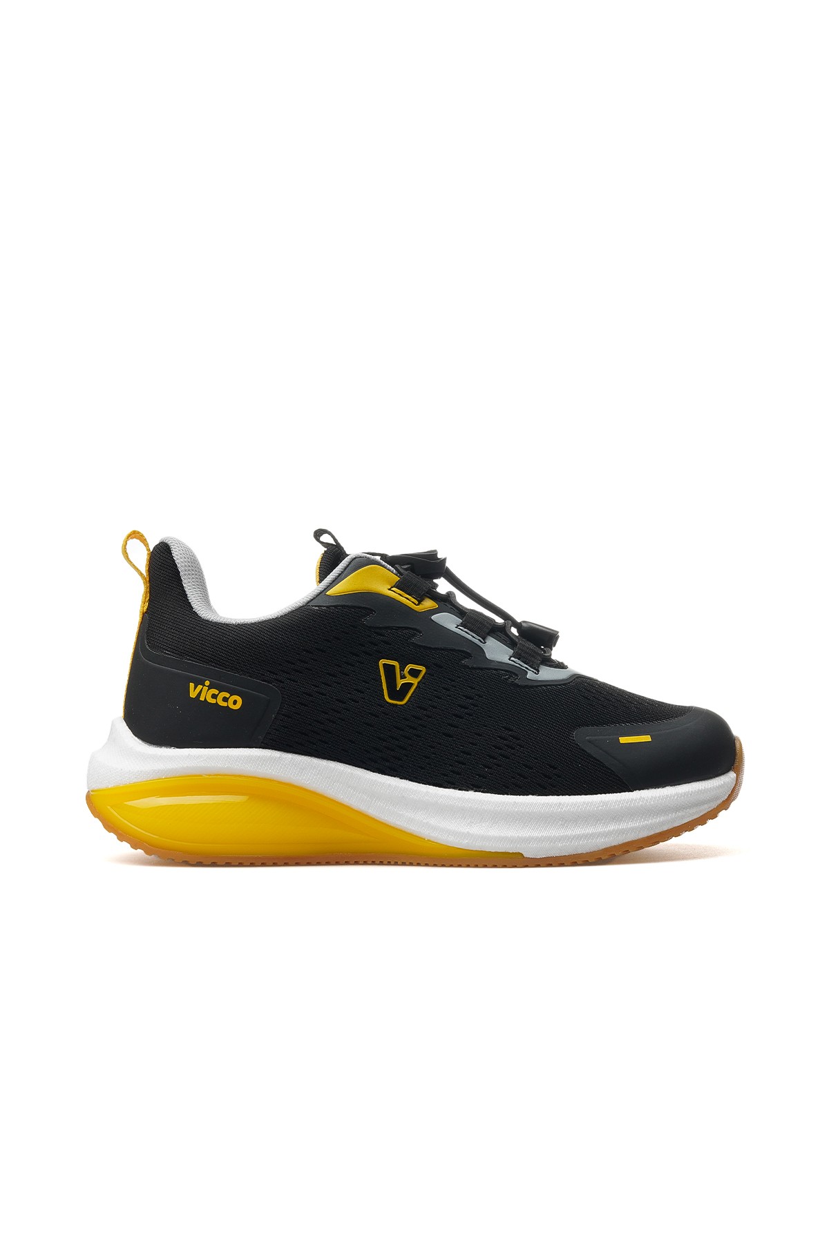 Knit Erkek Çocuk Hafif Sneaker Spor Ayakkabı - SİYAH
