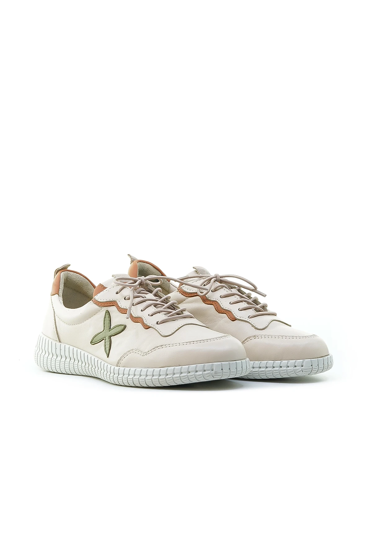 Venüs Kadın Hakiki Deri Comfort Casual Günlük Ayakkabı (36-40) 2216112Y Z - BEJ