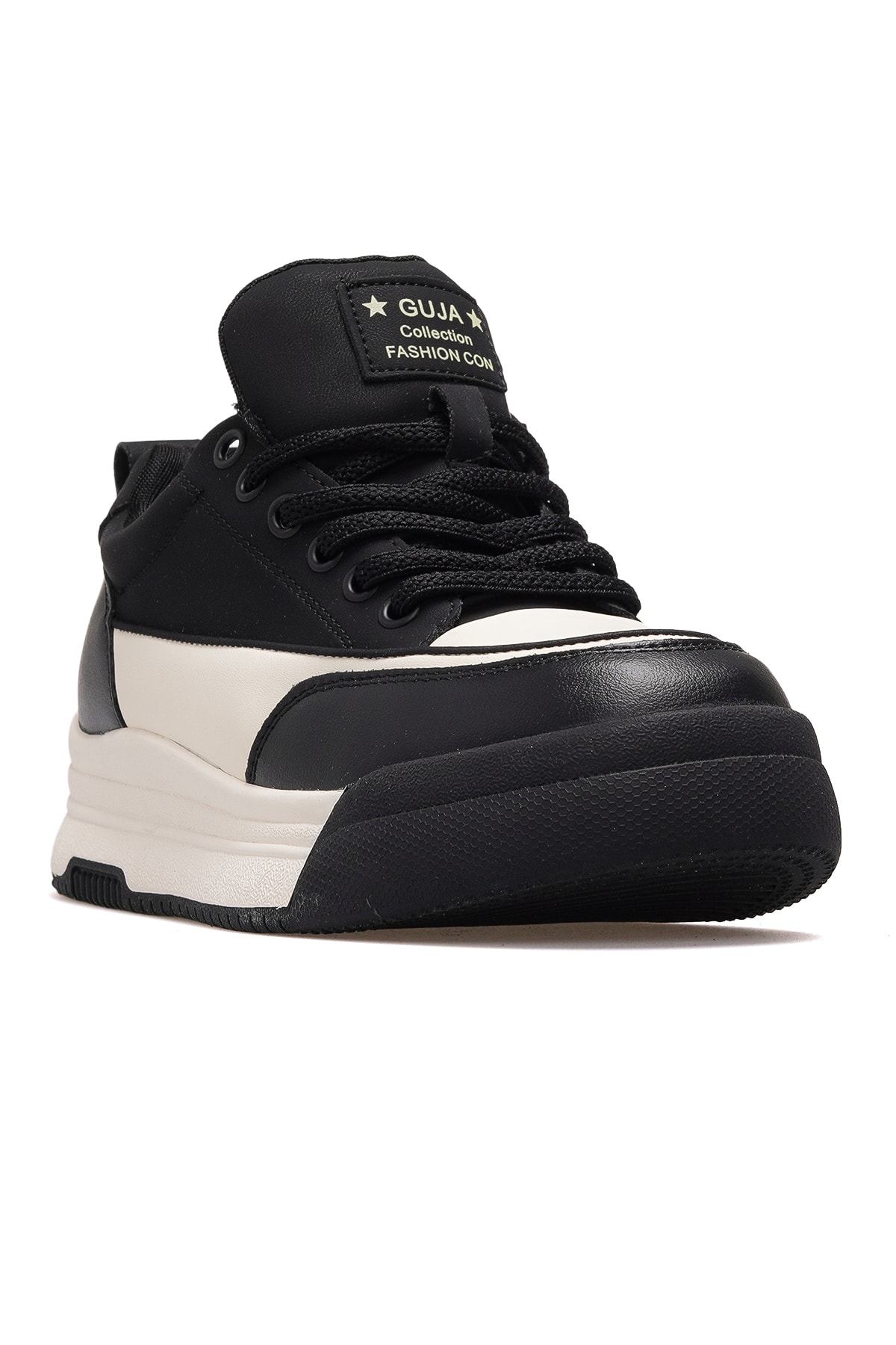 Kadın Deri Sneaker Bot 25K301 Z - SİYAH