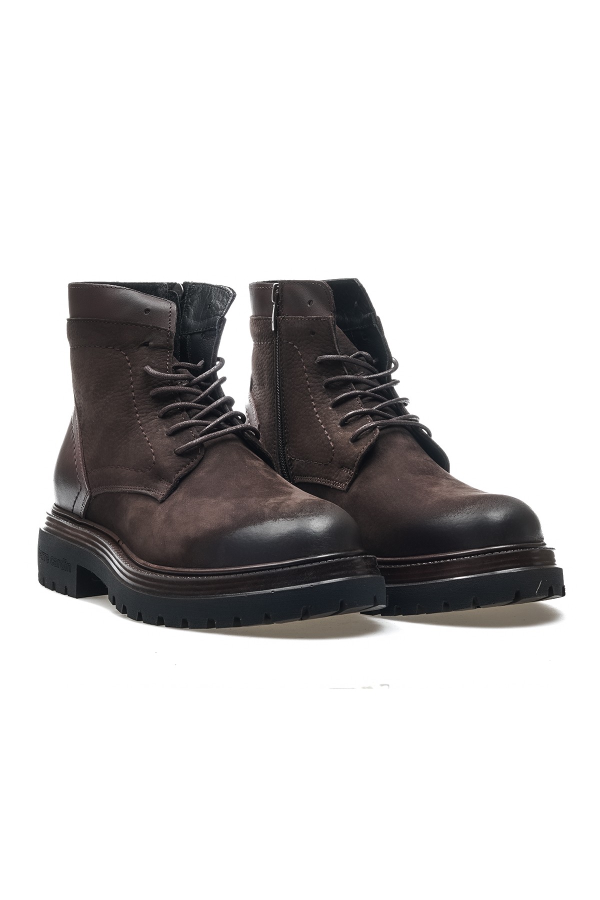 Pierre Cardin Erkek Hakiki Deri Casual Günlük Bot (40-44) 77812 M - KAHVE NUBUK