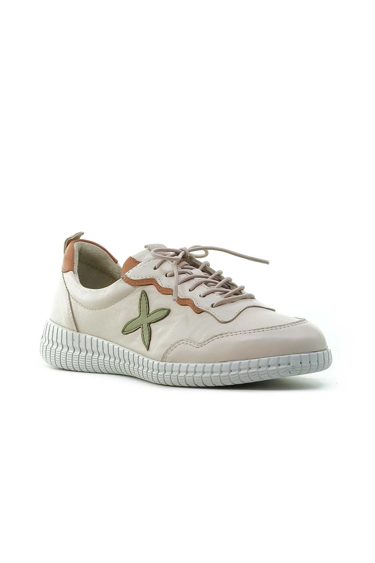 Venüs Kadın Hakiki Deri Comfort Casual Günlük Ayakkabı (36-40) 2216112Y Z - BEJ