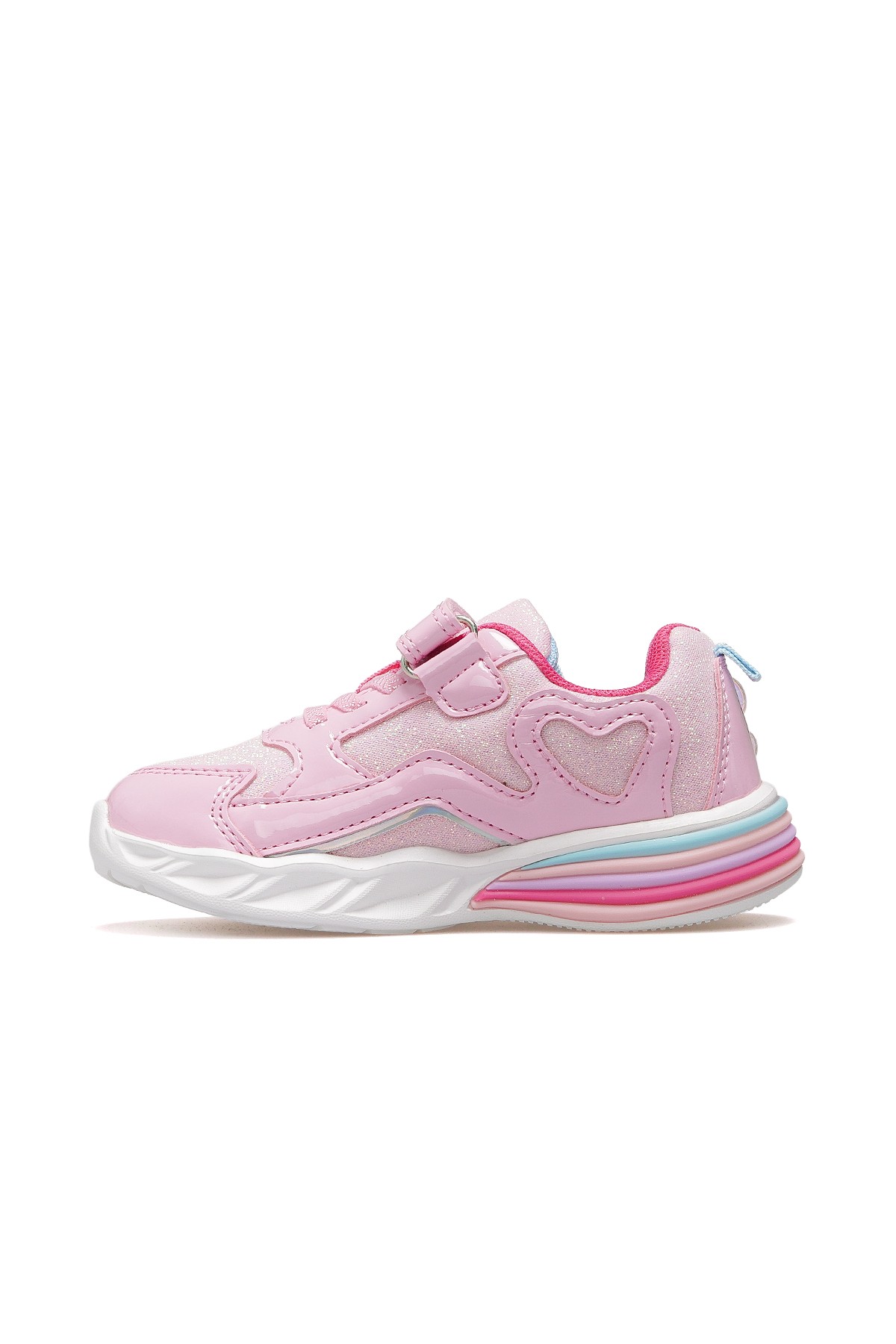 Berry Kız Çocuk Hafif Işıklı Sneaker Spor Ayakkabı BUCK3046 - PEMBE