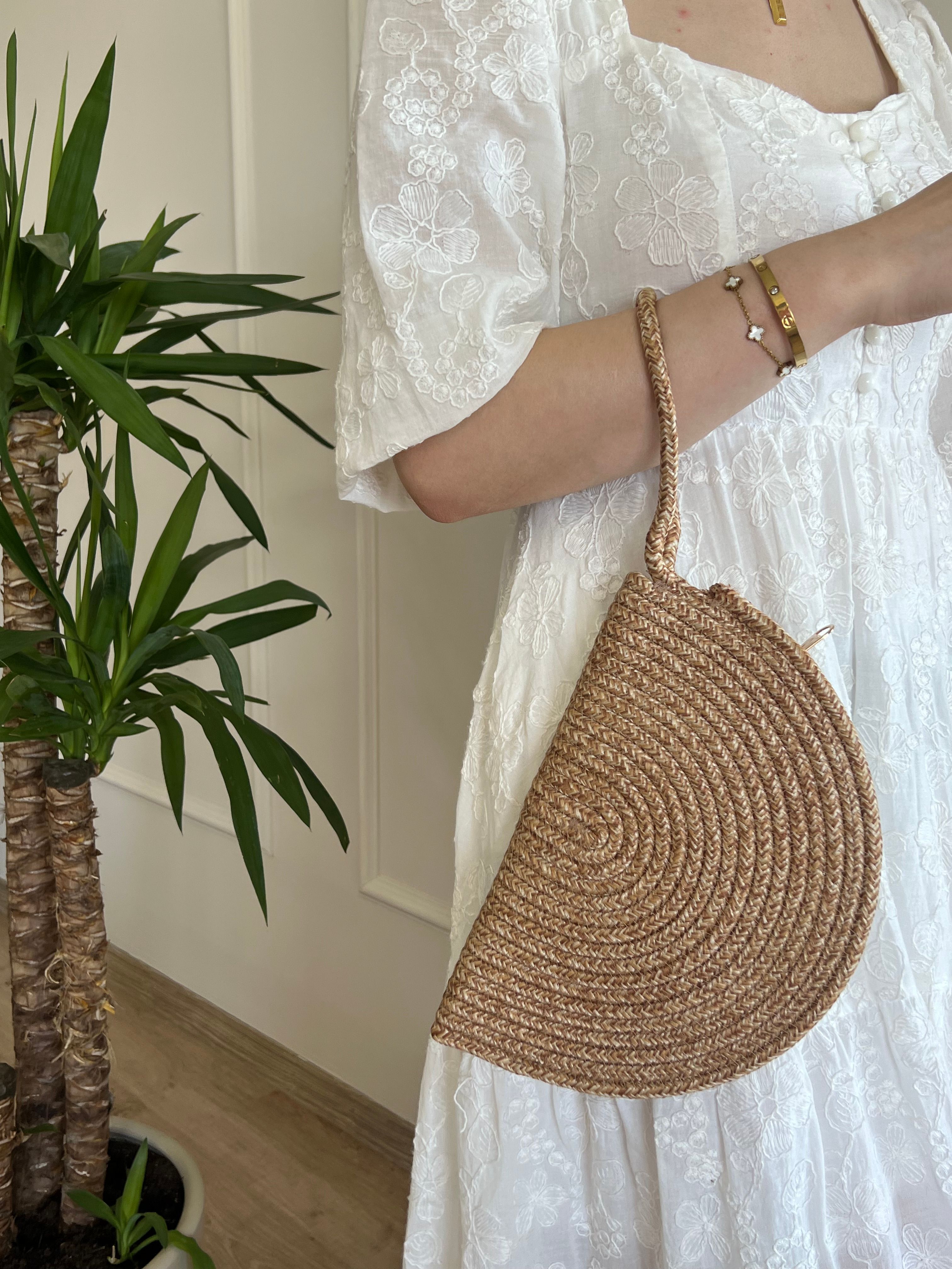 Most  Handmade Hasır Clutch Çanta 