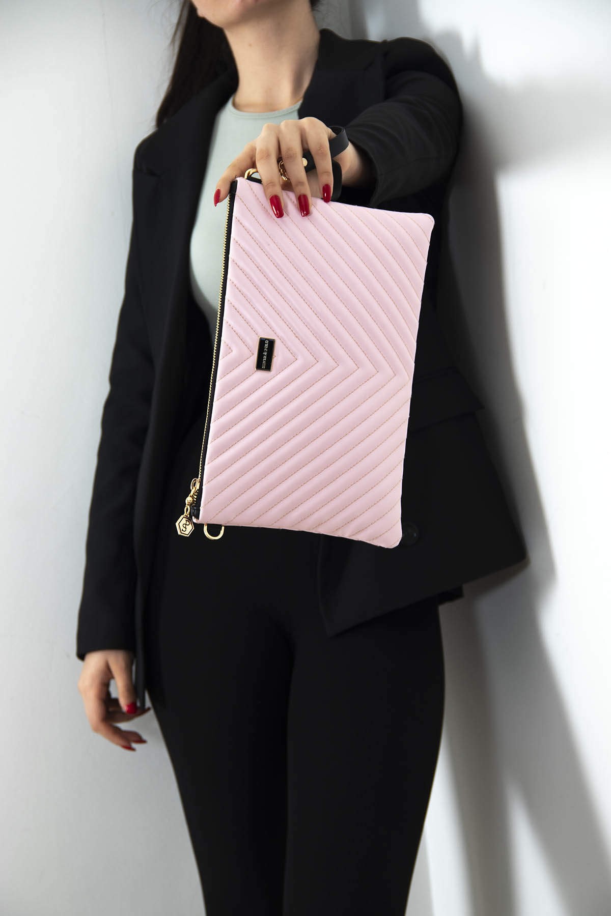 Silver & Polo  Kadın Portföy & Clutch - Pembe