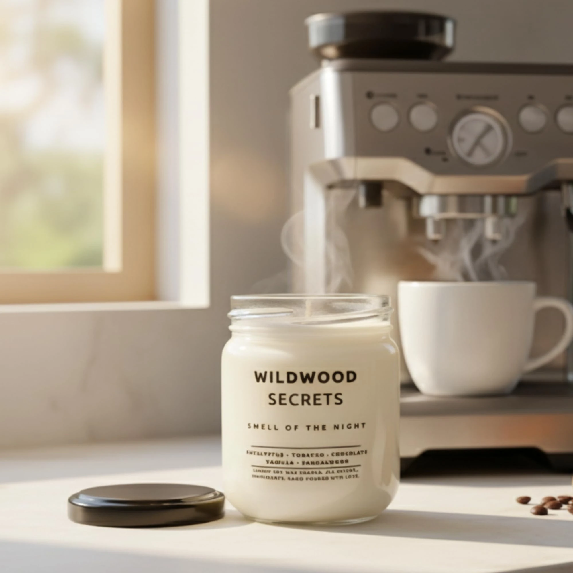 Smell of the Night 4’lü Premium Soya Mumu Seti | Calm Reflections, Wildwood Secrets, Mystic Serenity, Lovers Hill | 7 oz Cam Kavanoz | 40+ Saat Yanma | Doğal, Paraben İçermez, Hediye Seti