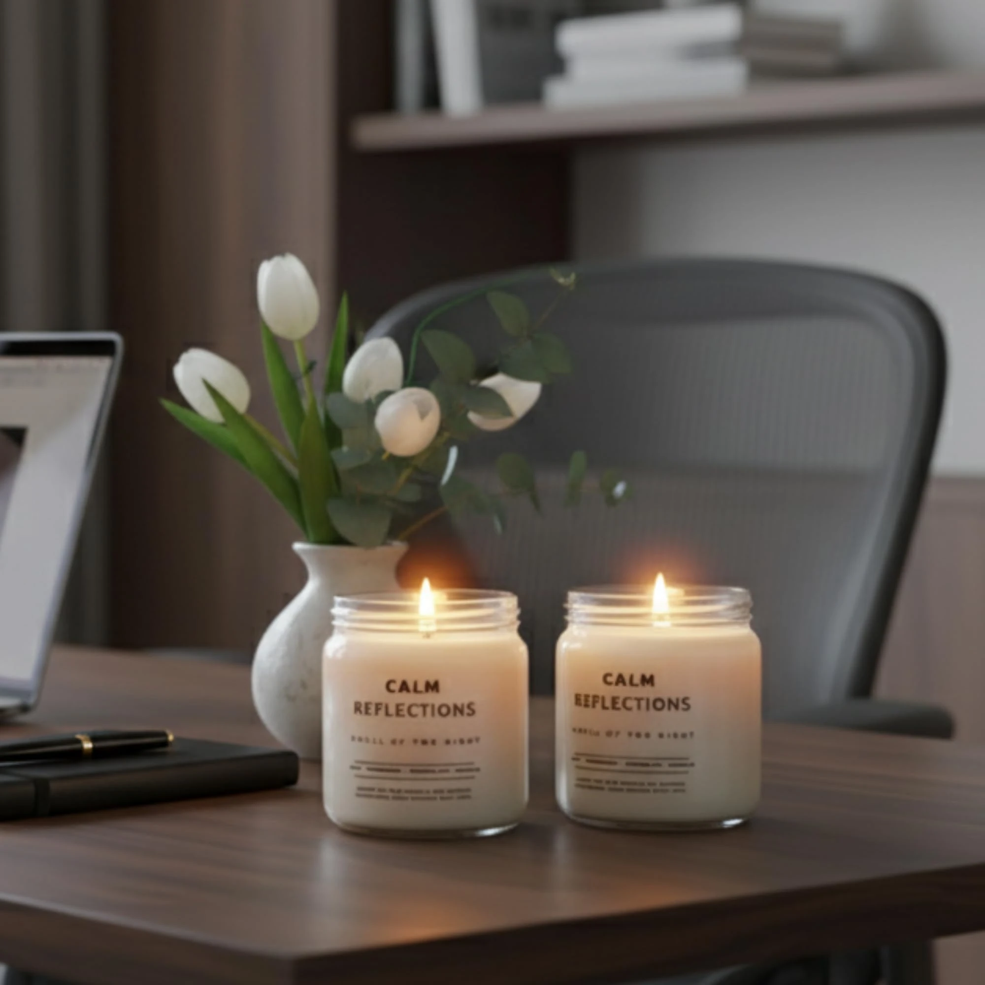 Wildwood Secrets — doğanın gizemini evinize taşıyan, 2’li 7 oz cam kavanozlarda el yapımı soya mumu setidir. Eucalyptus’un ferahlatıcı serinliği, tütünün sıcak dokusu, çikolata ve vanilyanın tatlı zarafeti ile sandal ağacının derin notaları birleşir. 25-30