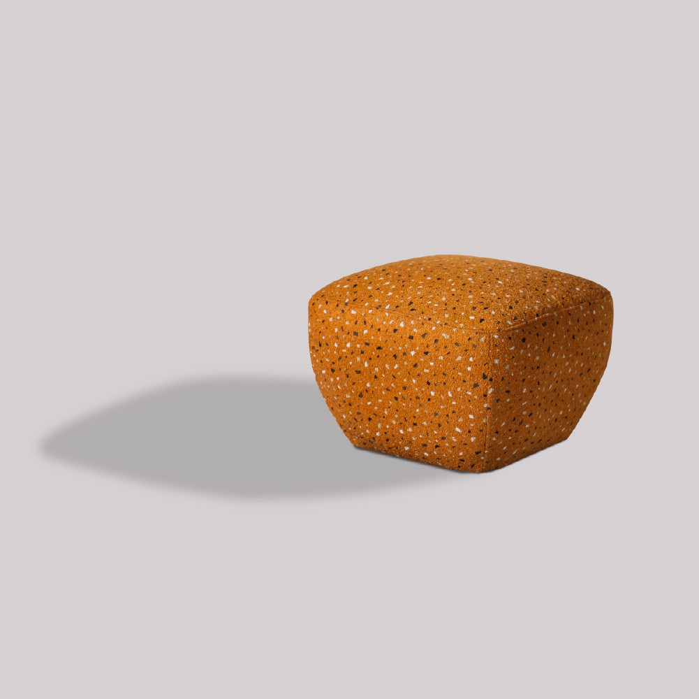 Stone Puf – Terrazzo Turuncu