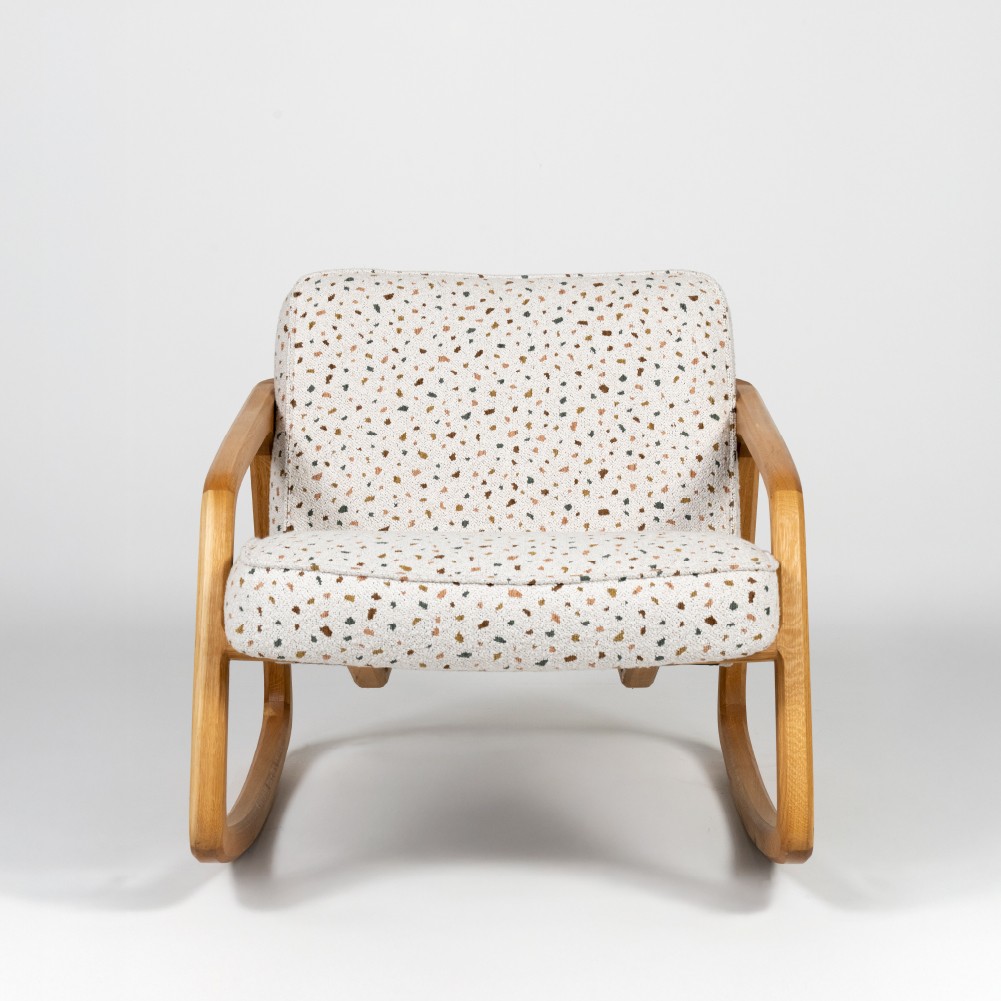 Sole Sallanır Berjer – Terrazzo Beyaz