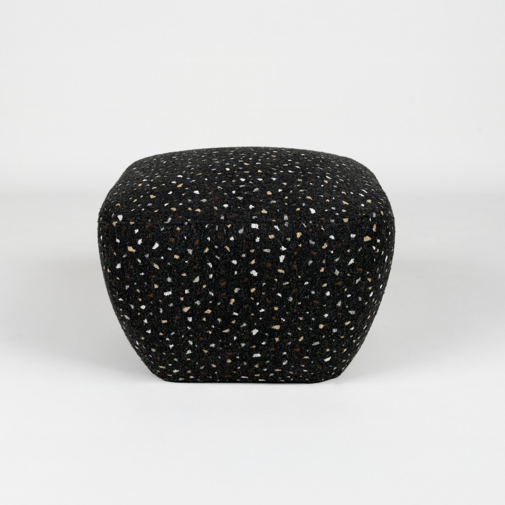 Stone Puf – Terrazzo Siyah