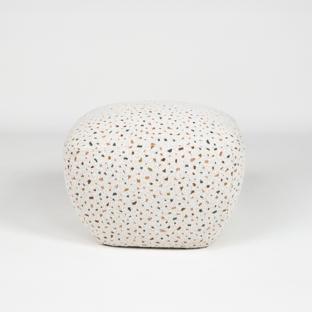 Stone Puf – Terrazzo Beyaz