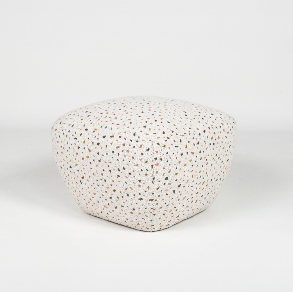 Stone Puf – Terrazzo Beyaz