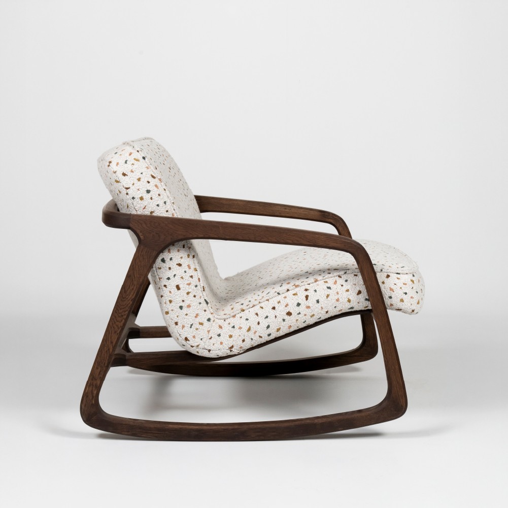 Sole Sallanır Berjer – Terrazzo Beyaz