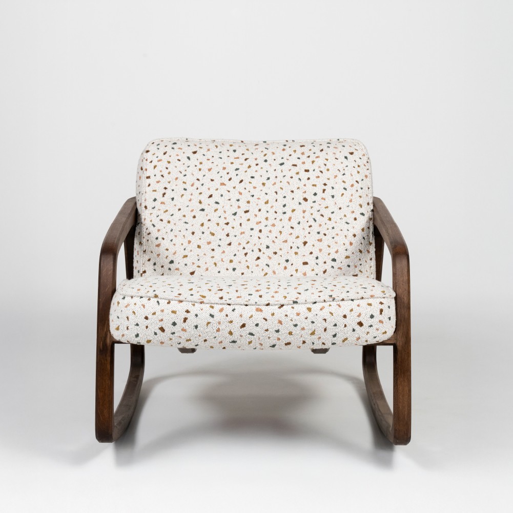 Sole Sallanır Berjer – Terrazzo Beyaz