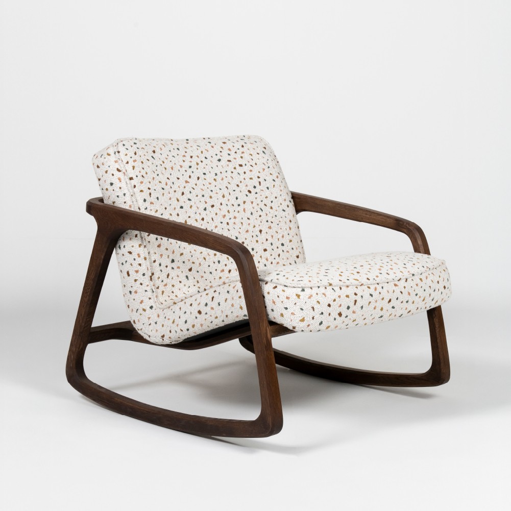 Sole Sallanır Berjer – Terrazzo Beyaz