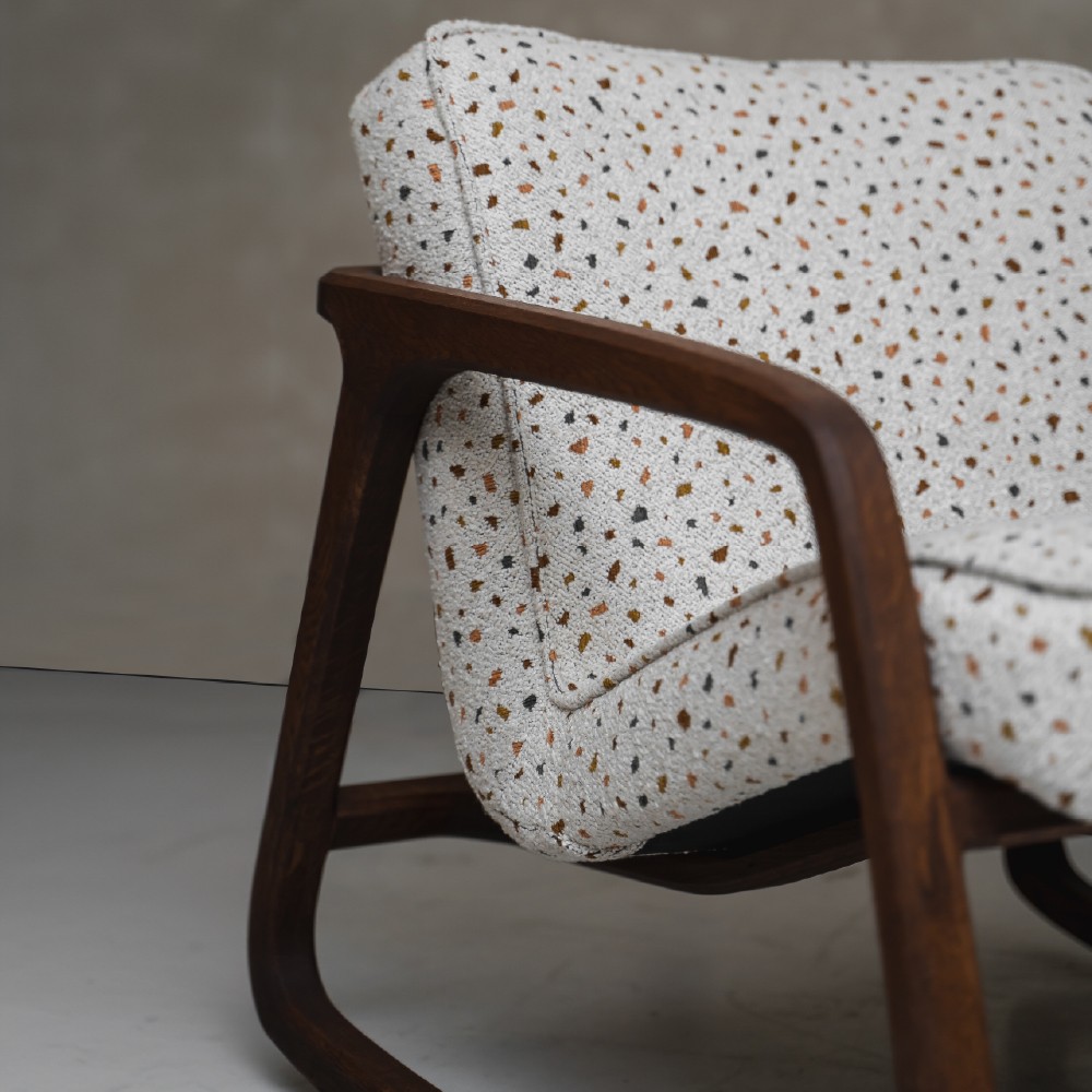 Sole Sallanır Berjer – Terrazzo Beyaz