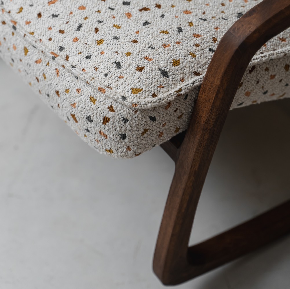 Sole Sallanır Berjer – Terrazzo Beyaz