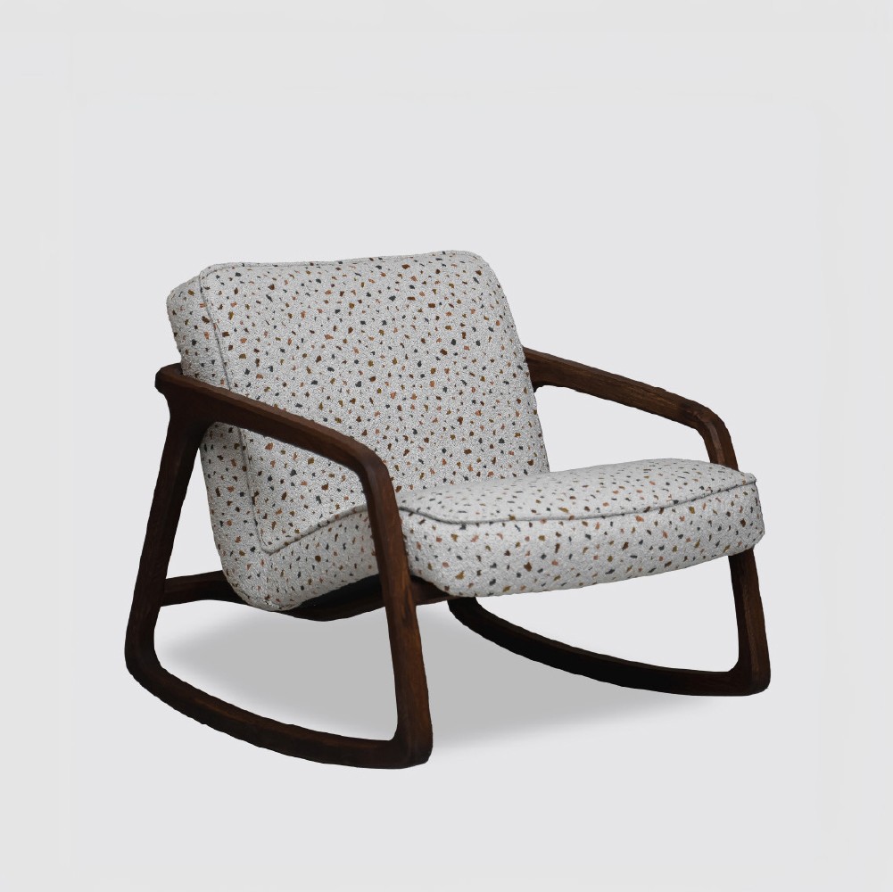 Sole Sallanır Berjer – Terrazzo Beyaz