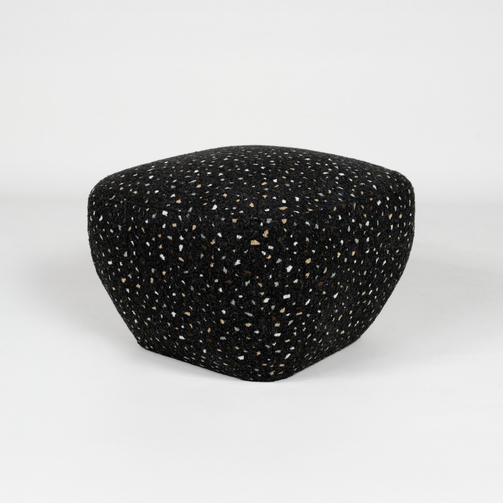 Stone Puf – Terrazzo Siyah
