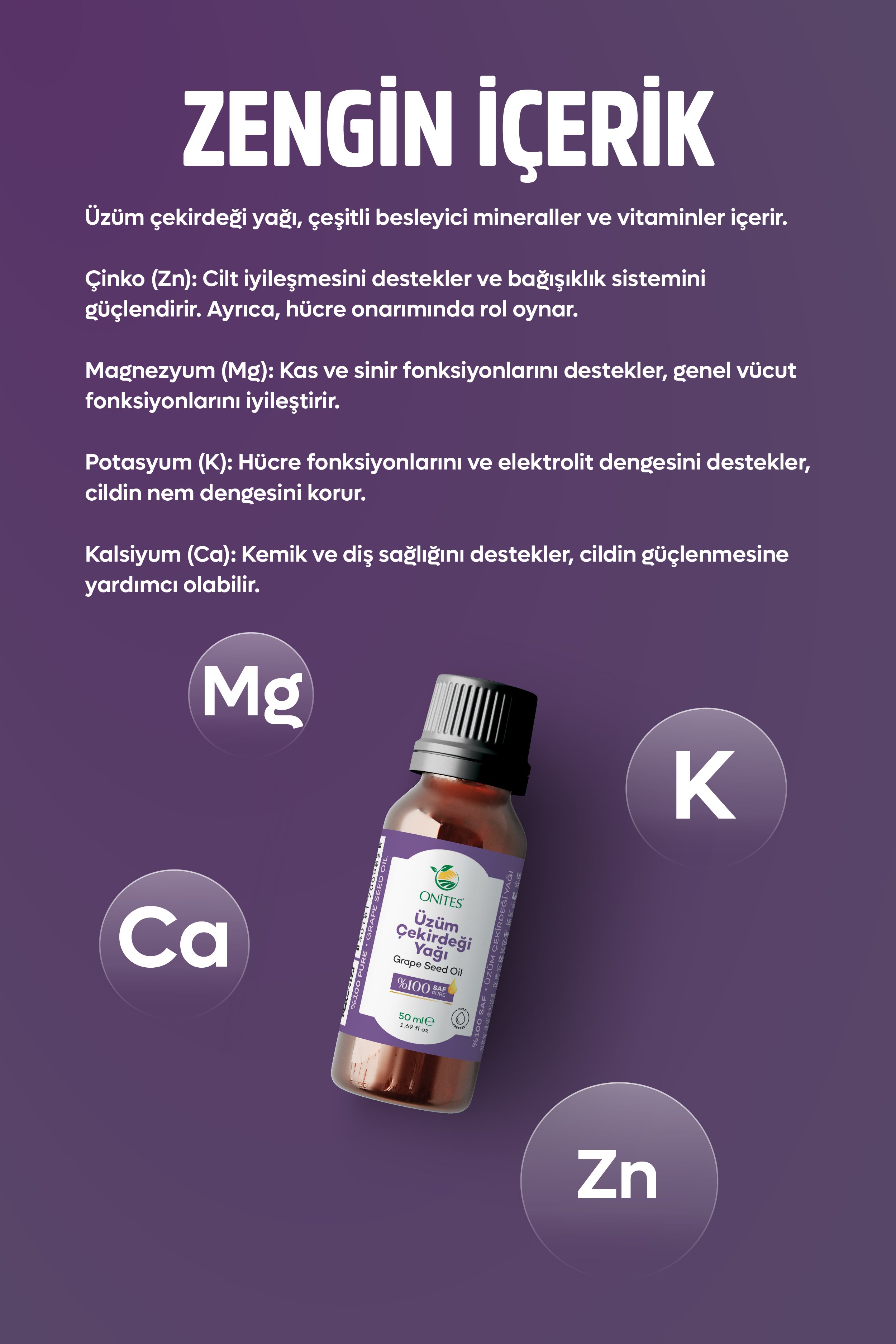 Üzüm Çekirdeği Yağı 50ml