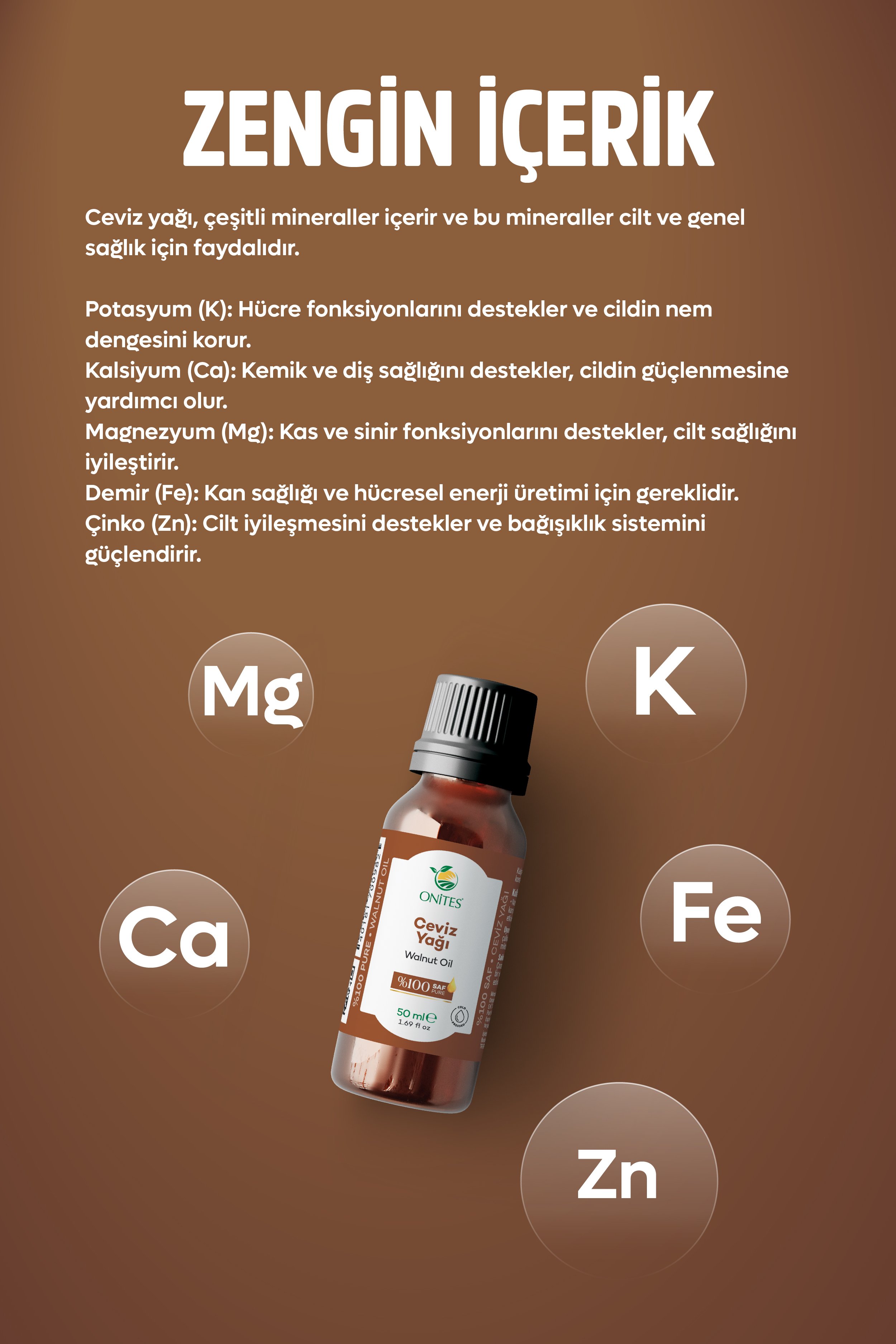 Ceviz Yağı 50ml