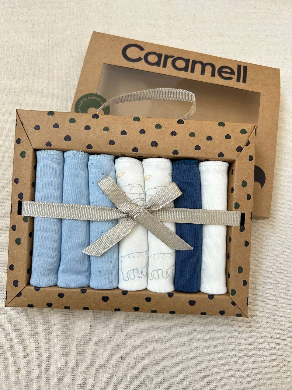 Caramell Basic Boy Ağız Mendili 7li