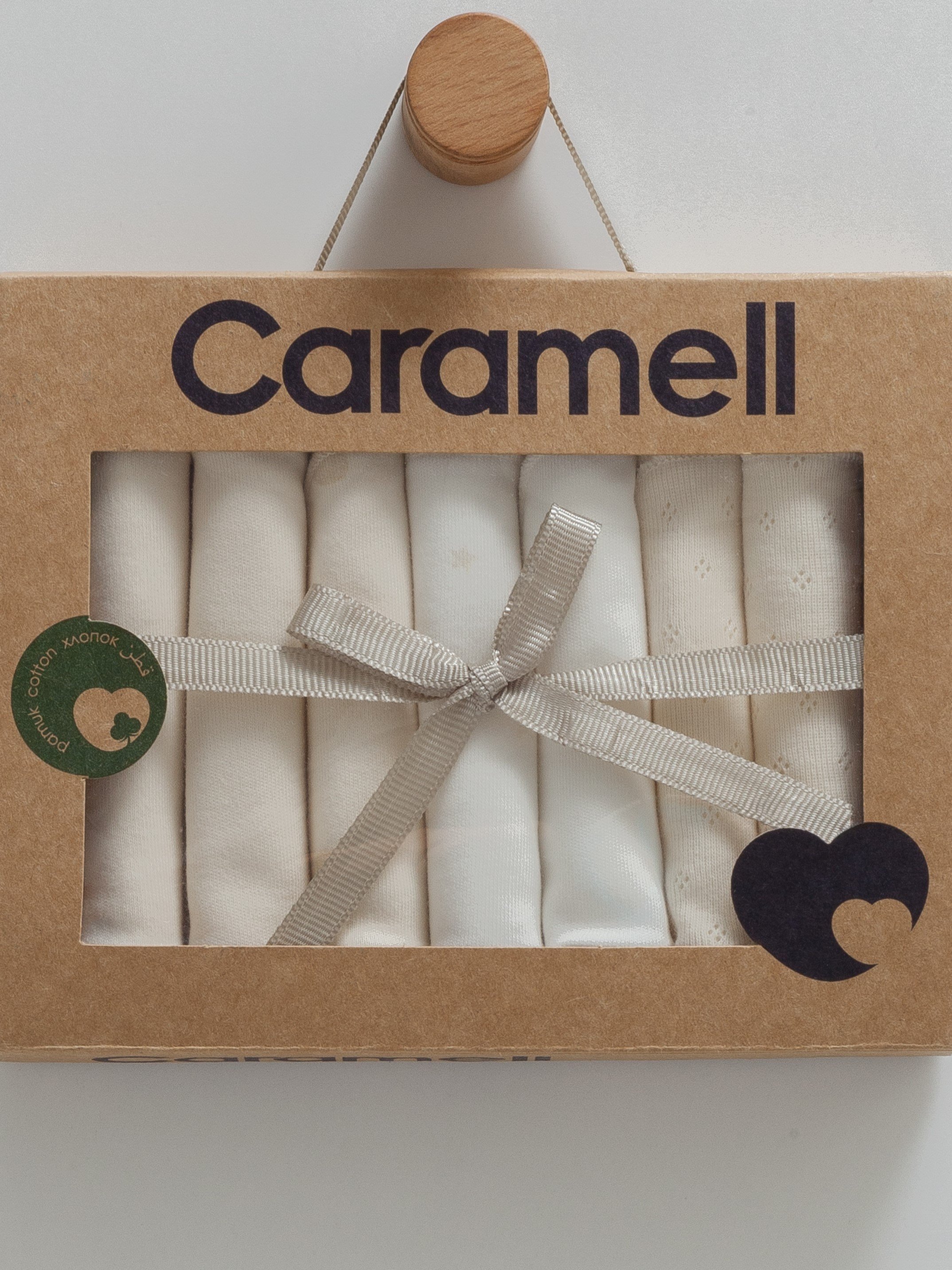 Caramell Cute Bear 7'li Ağız Mendili