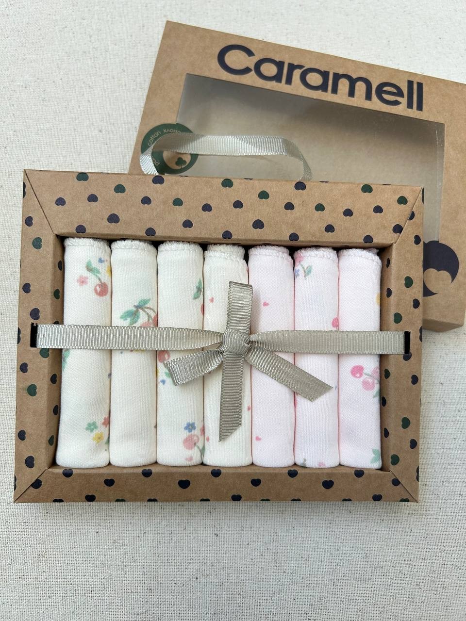 Caramell Cherry Baby Ağız Mendili 7li 