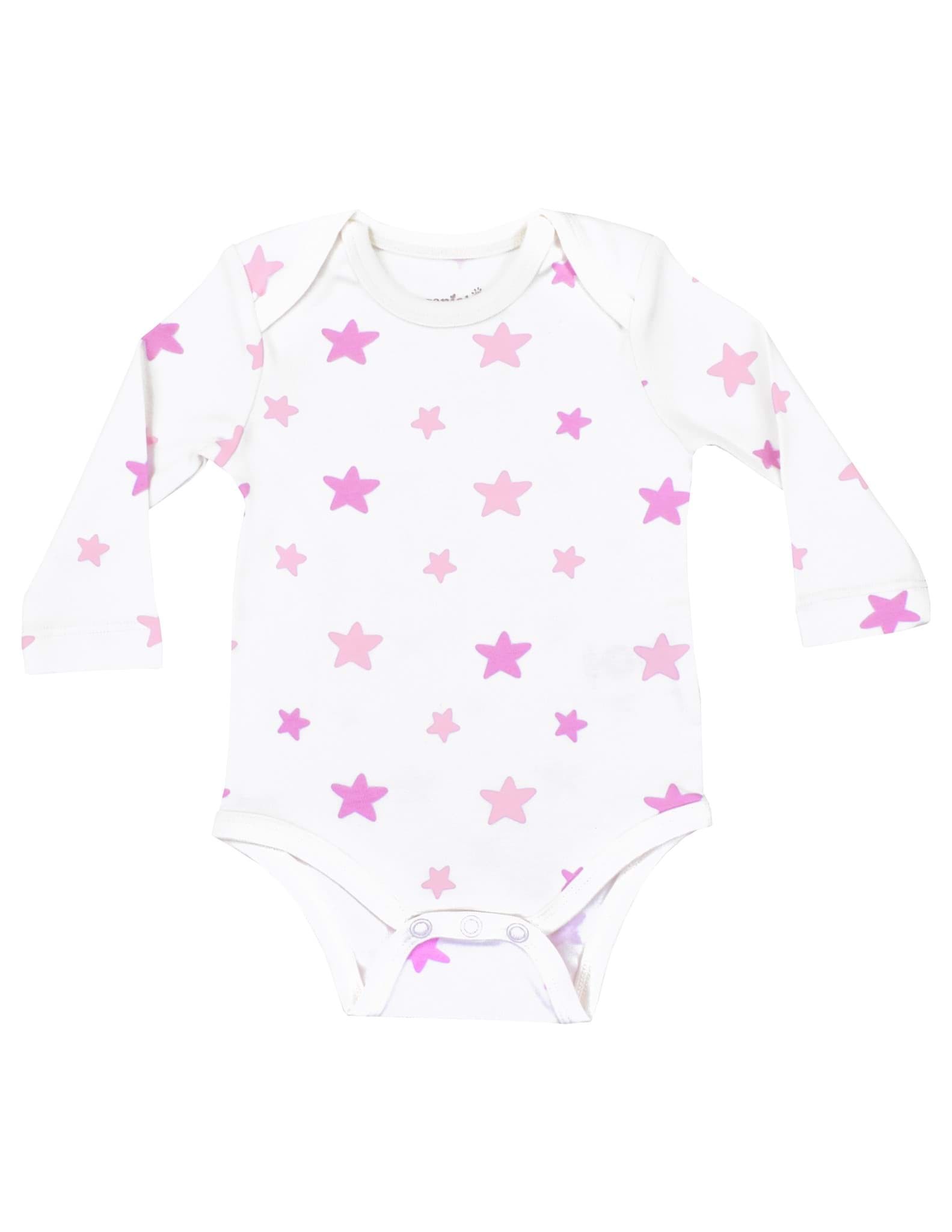 Star Bebek %100 Pamuk Çıtçıtlı Body - Zıbın