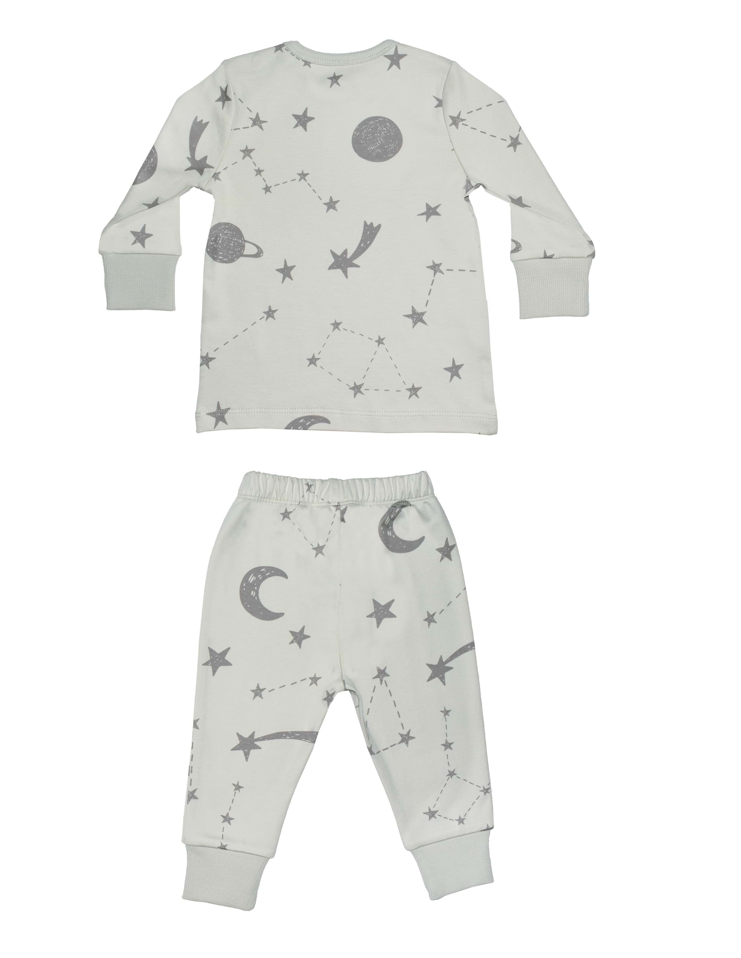Natürel Mevsimlik Star Pijama Takımı