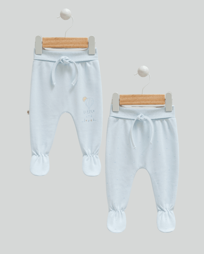 Caramell Flaying Cars 2li Pijama - Mavi-Beyaz