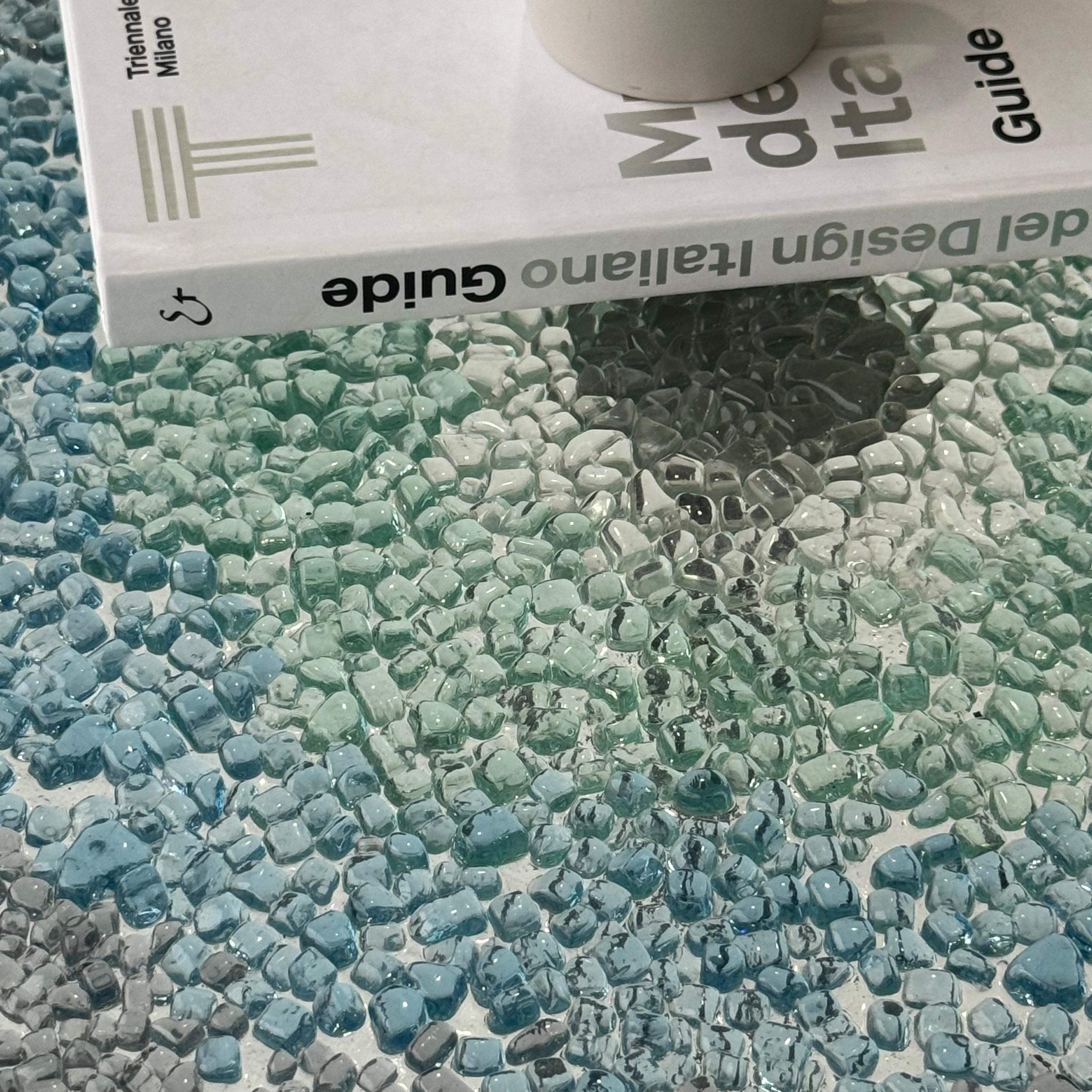 Ocean El Yapımı Cam Sehpa