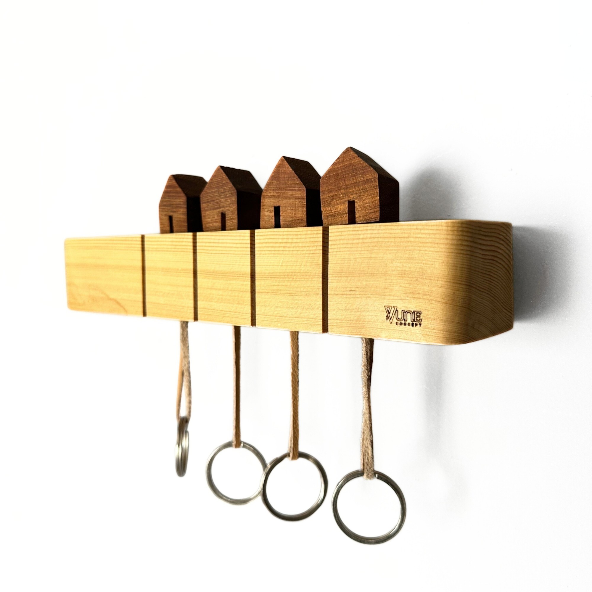 Merla Handmade Wooden Keychain