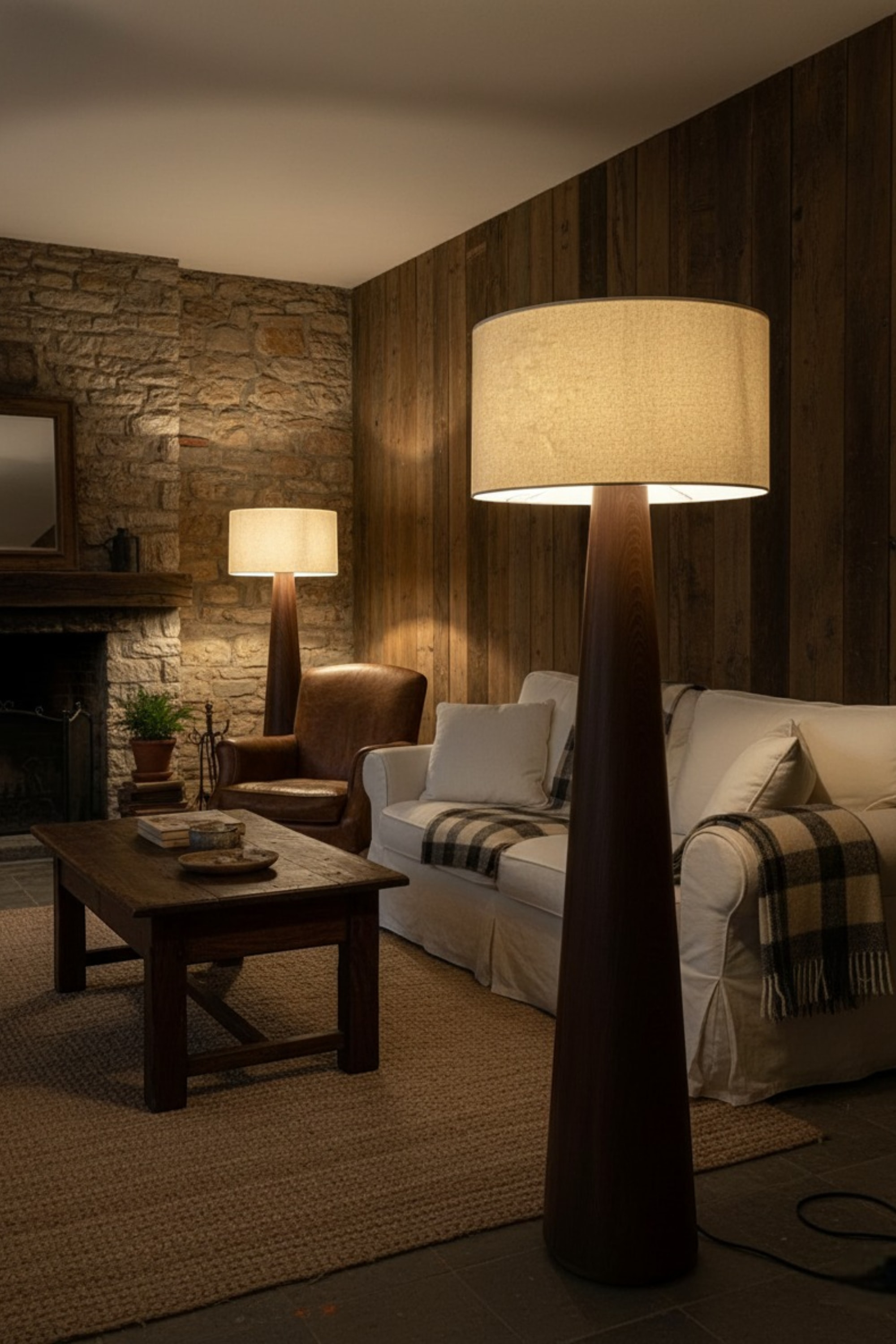 Lumenia Masif Ahşap Lambader