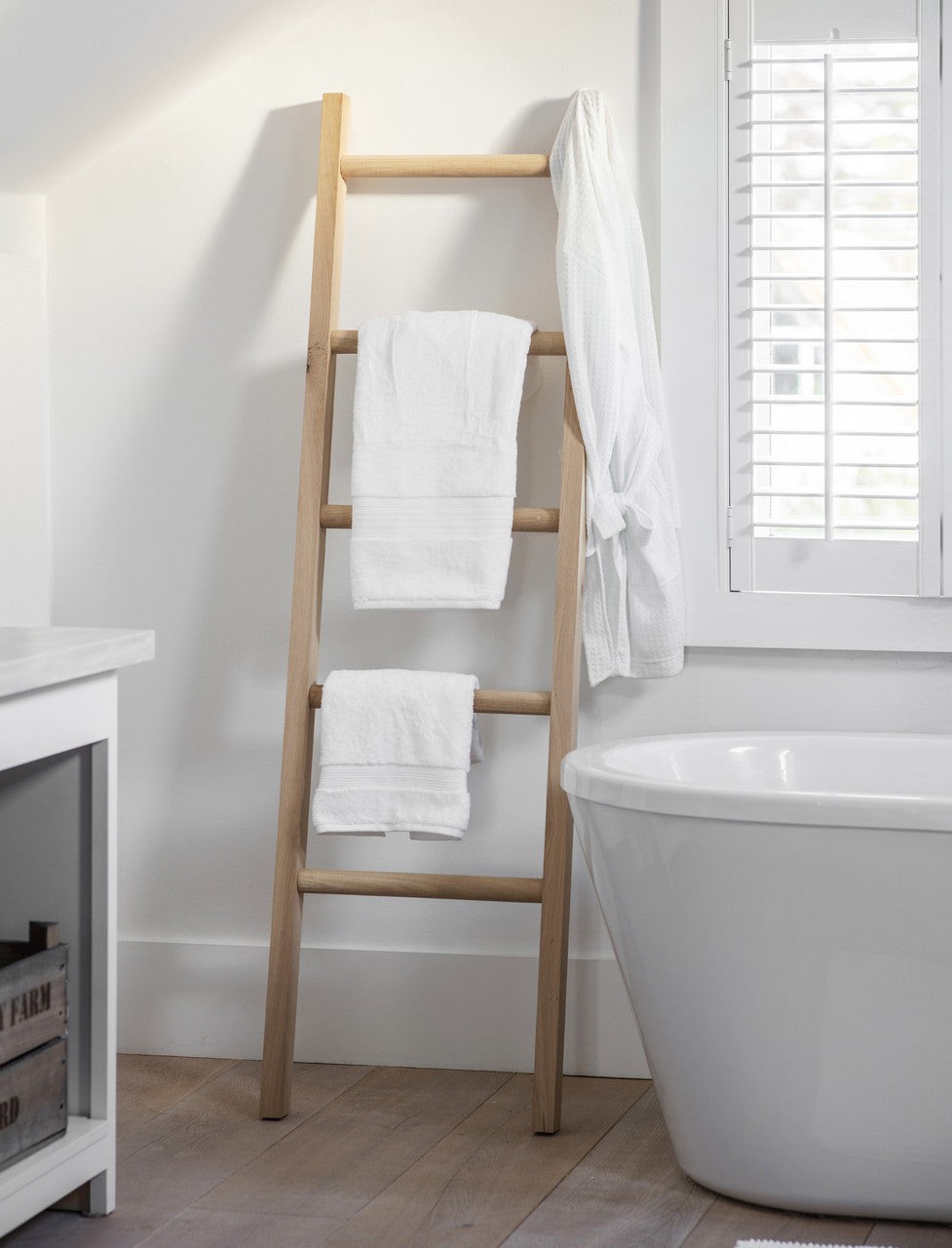 Surrey Handmade Wooden Ladder Towel Holder