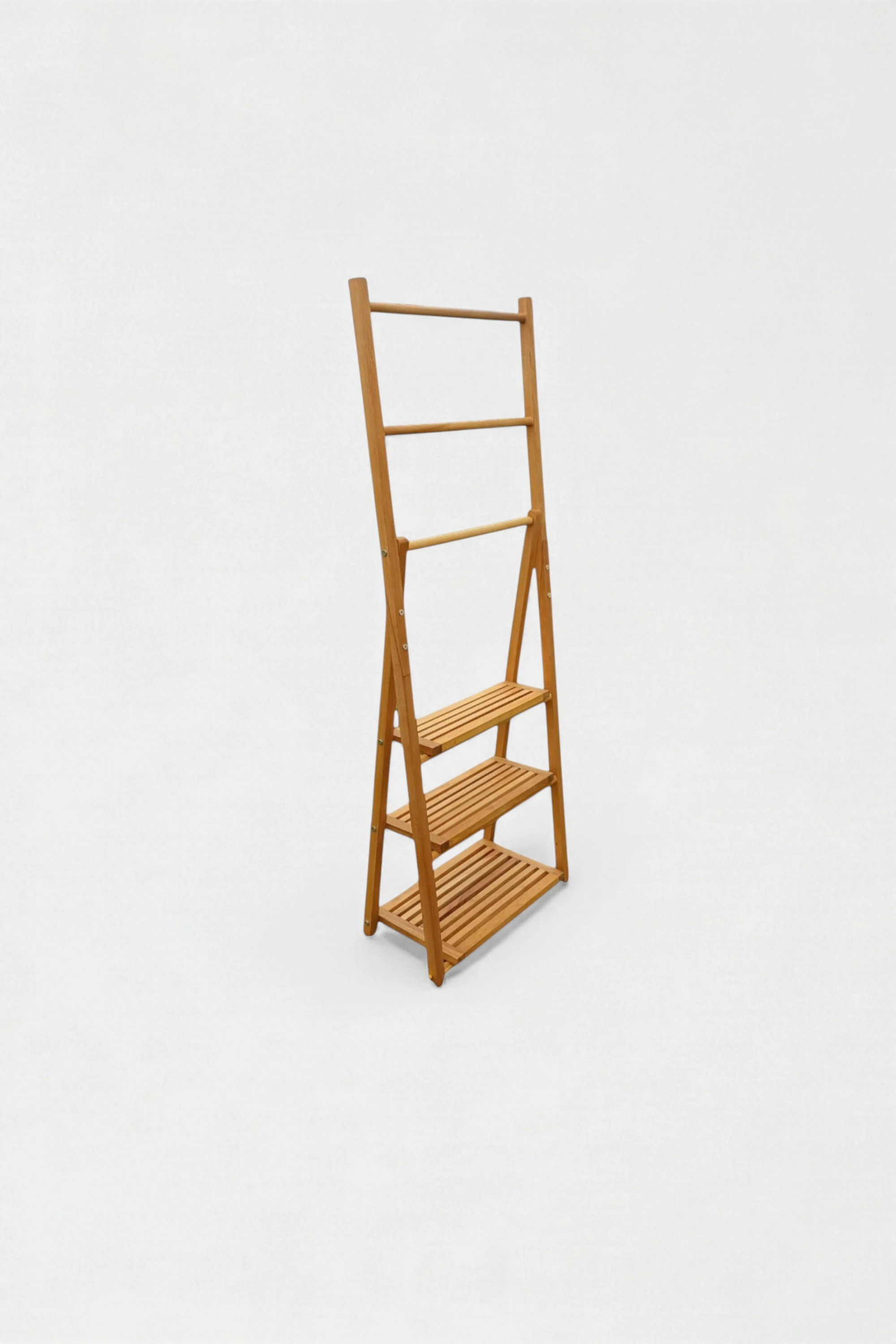 Katlanabilir El Yapımı Ahşap Raf