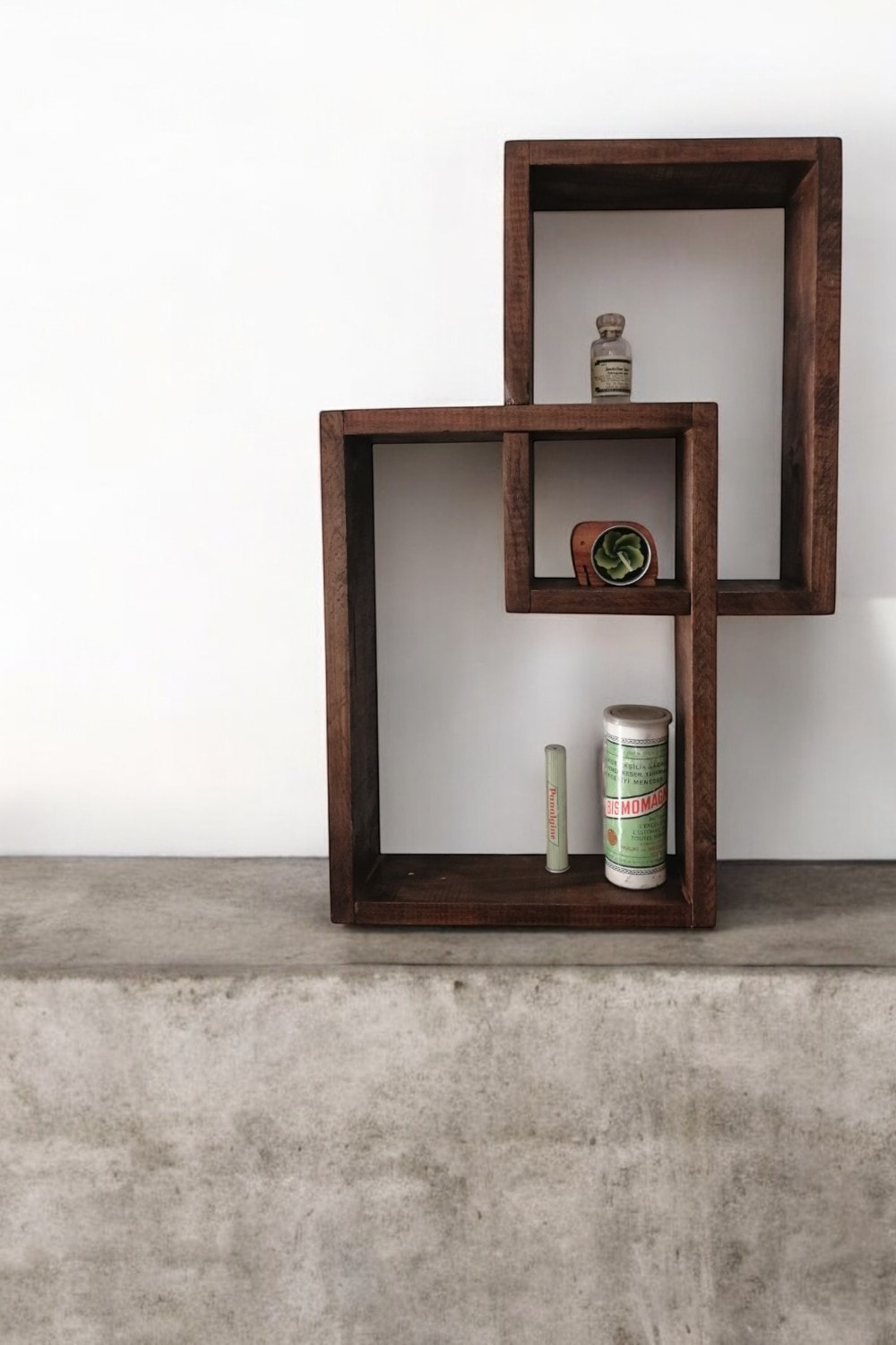 Vune El Yapımı Ahşap Raf