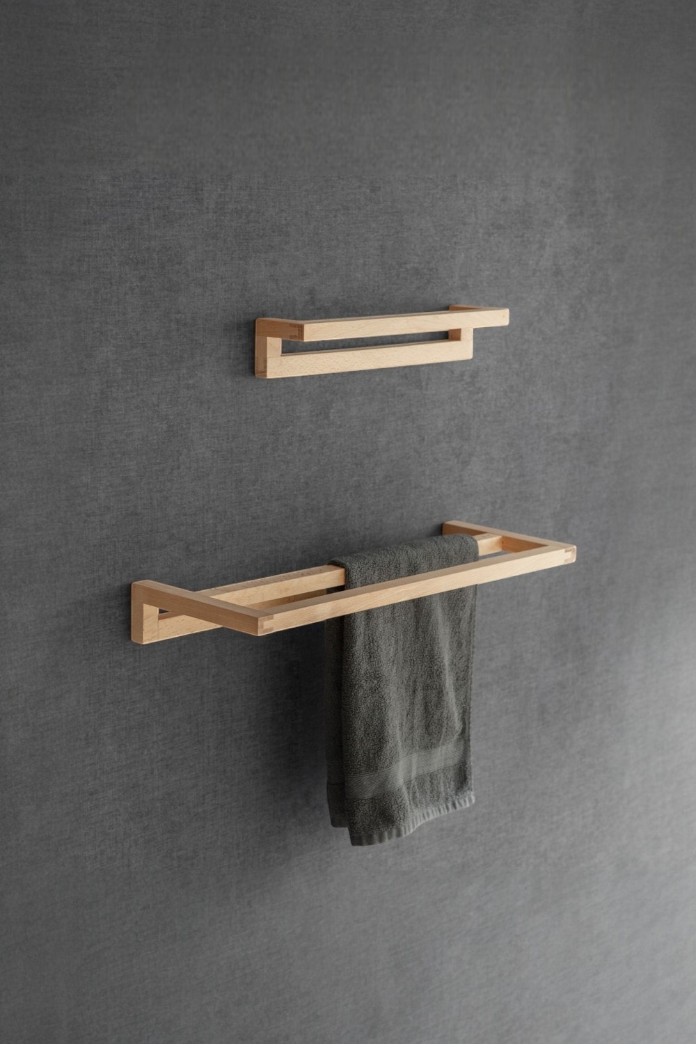 Grove Handmade Wooden Hanger - Double