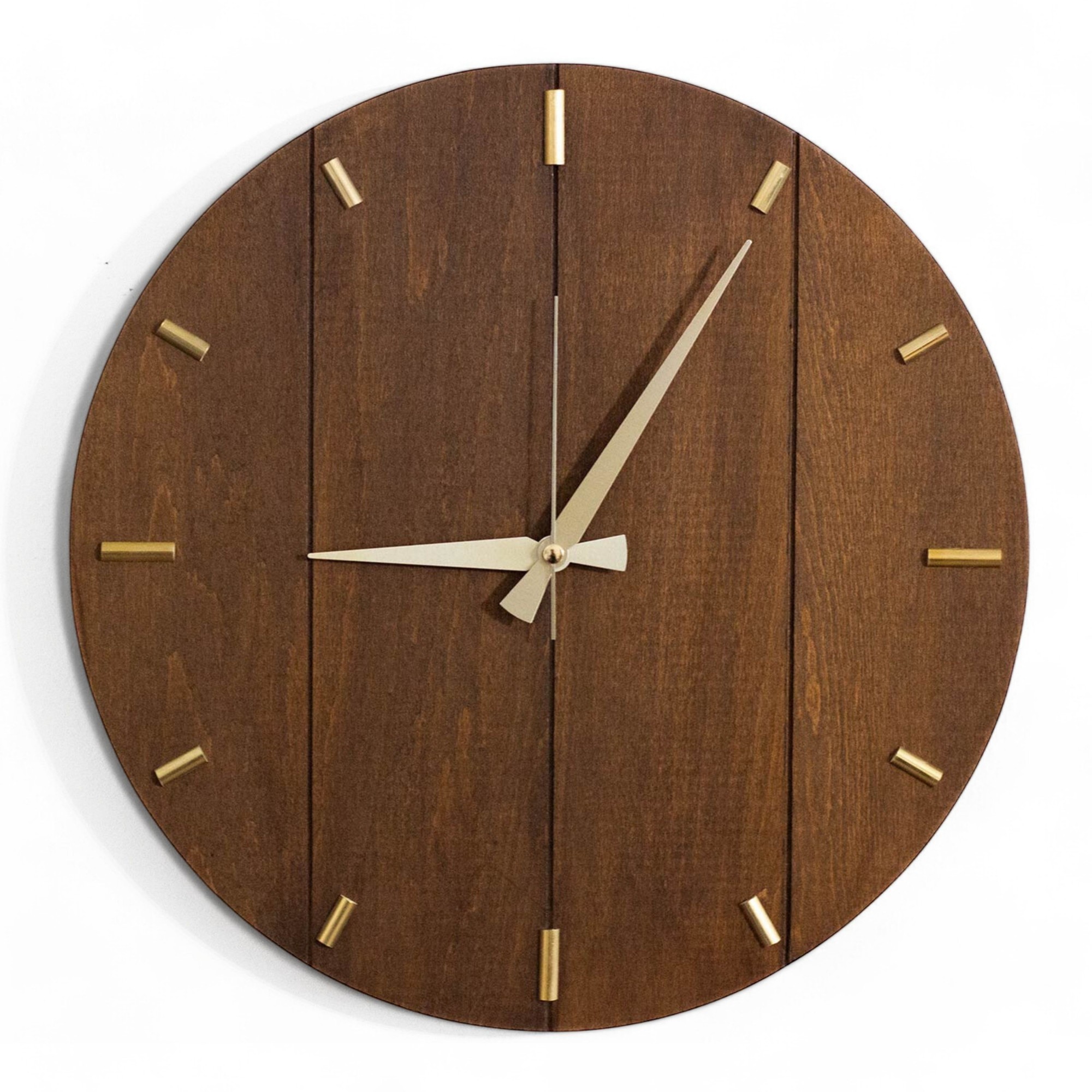 WOAA Industrial Design Wooden Wall Clock