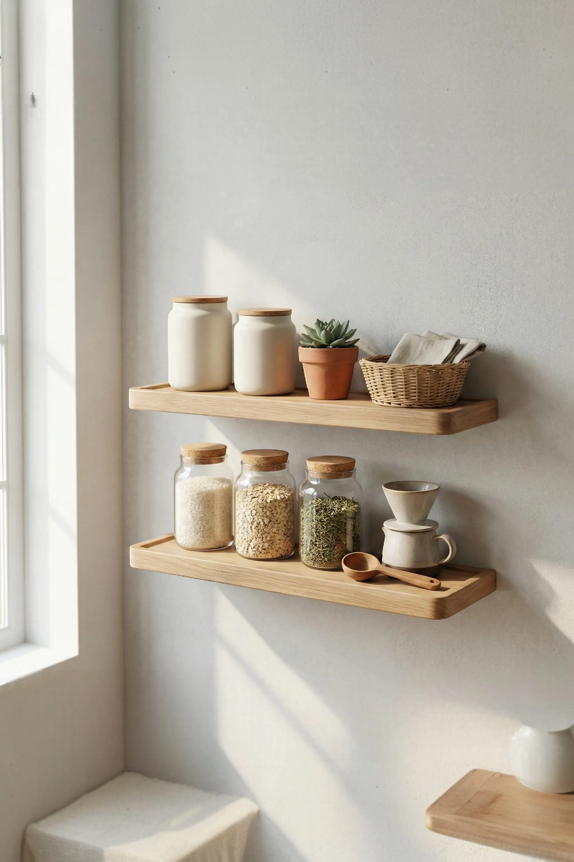 Celtis El Yapımı Ahşap Raf